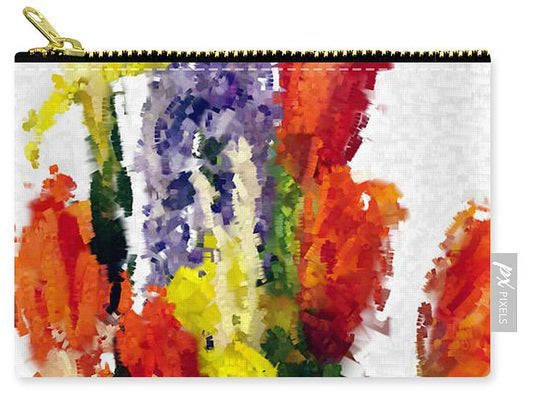 Carry-All Pouch - Abstract Flower 0801
