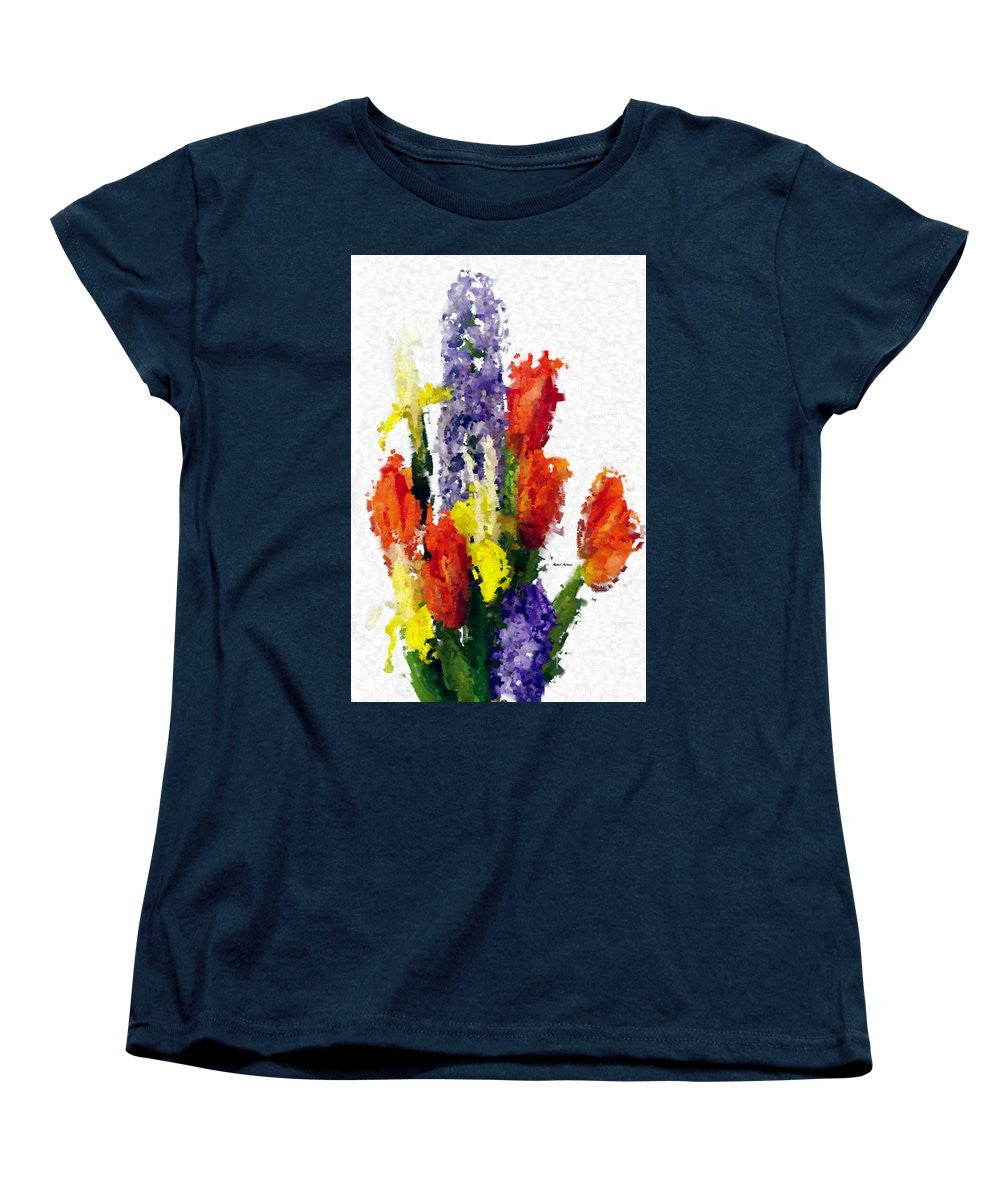 Women's T-Shirt (Standard Cut) - Abstract Flower 0801