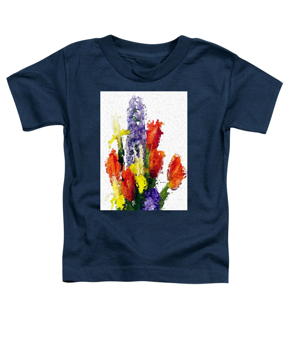 Toddler T-Shirt - Abstract Flower 0801