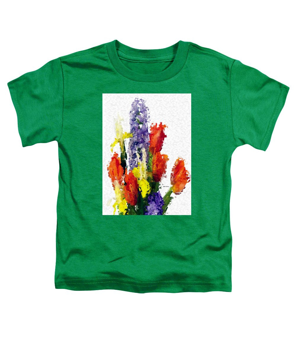 Toddler T-Shirt - Abstract Flower 0801