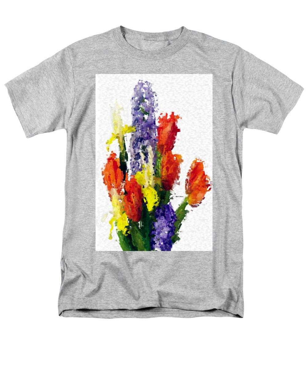 Men's T-Shirt  (Regular Fit) - Abstract Flower 0801