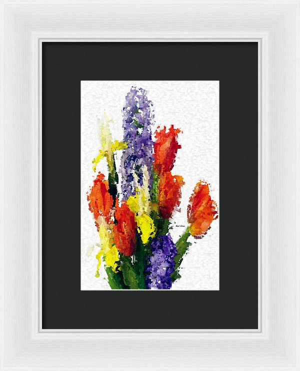 Framed Print - Abstract Flower 0801