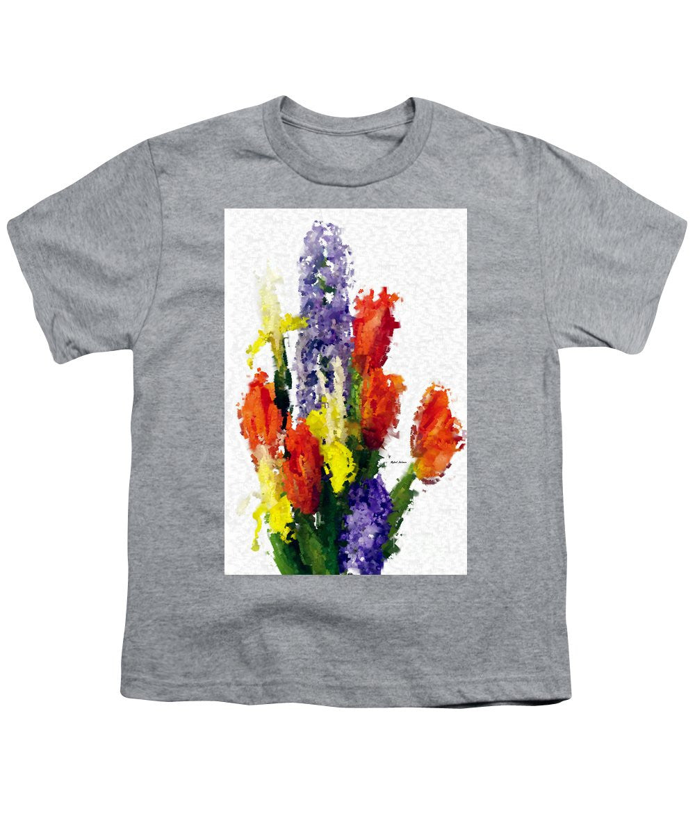 Youth T-Shirt - Abstract Flower 0801