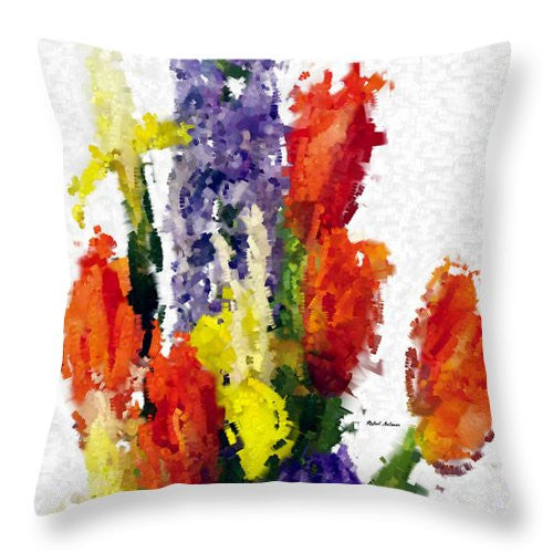 Throw Pillow - Abstract Flower 0801