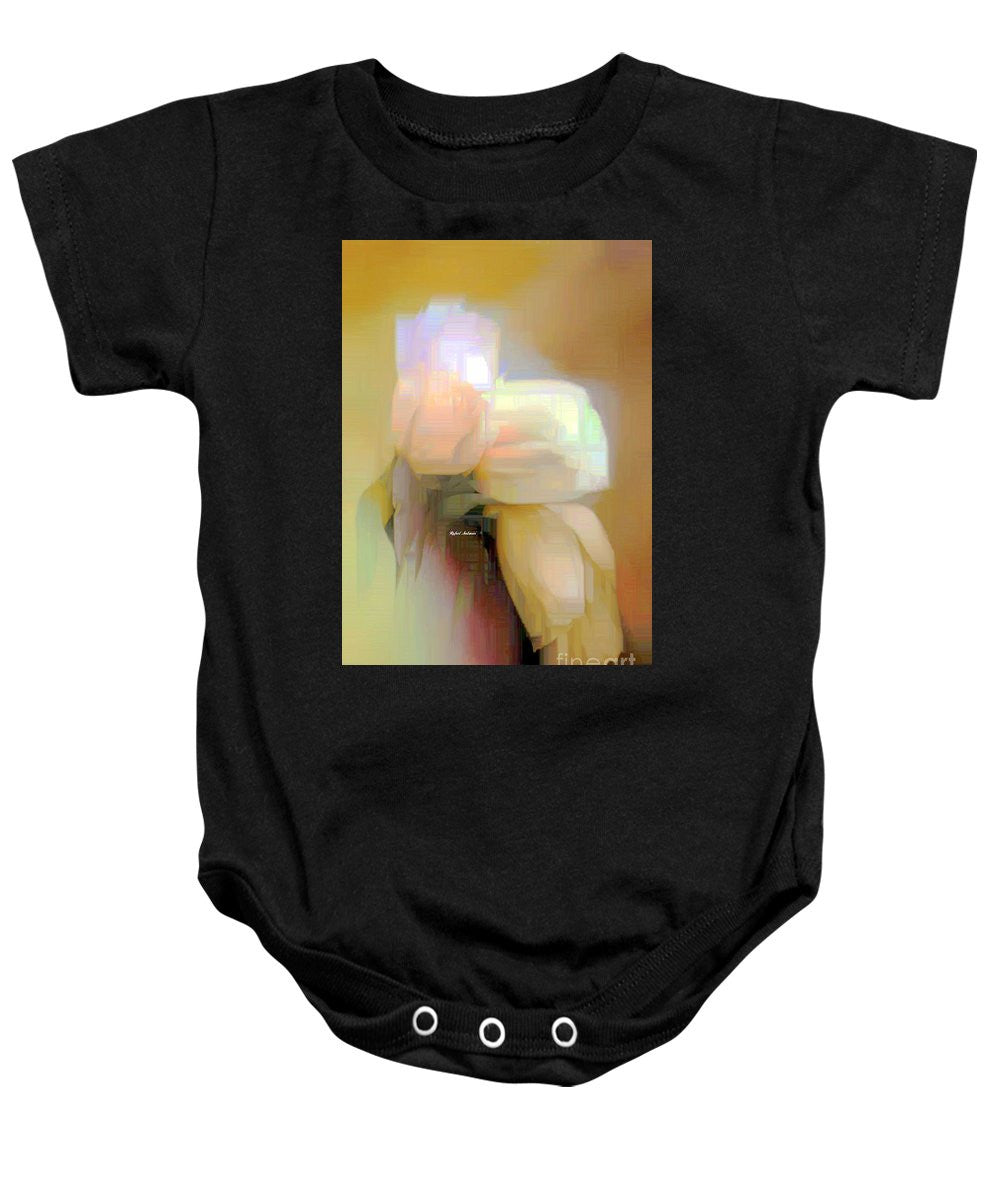 Baby Onesie - Abstract Flower 9238