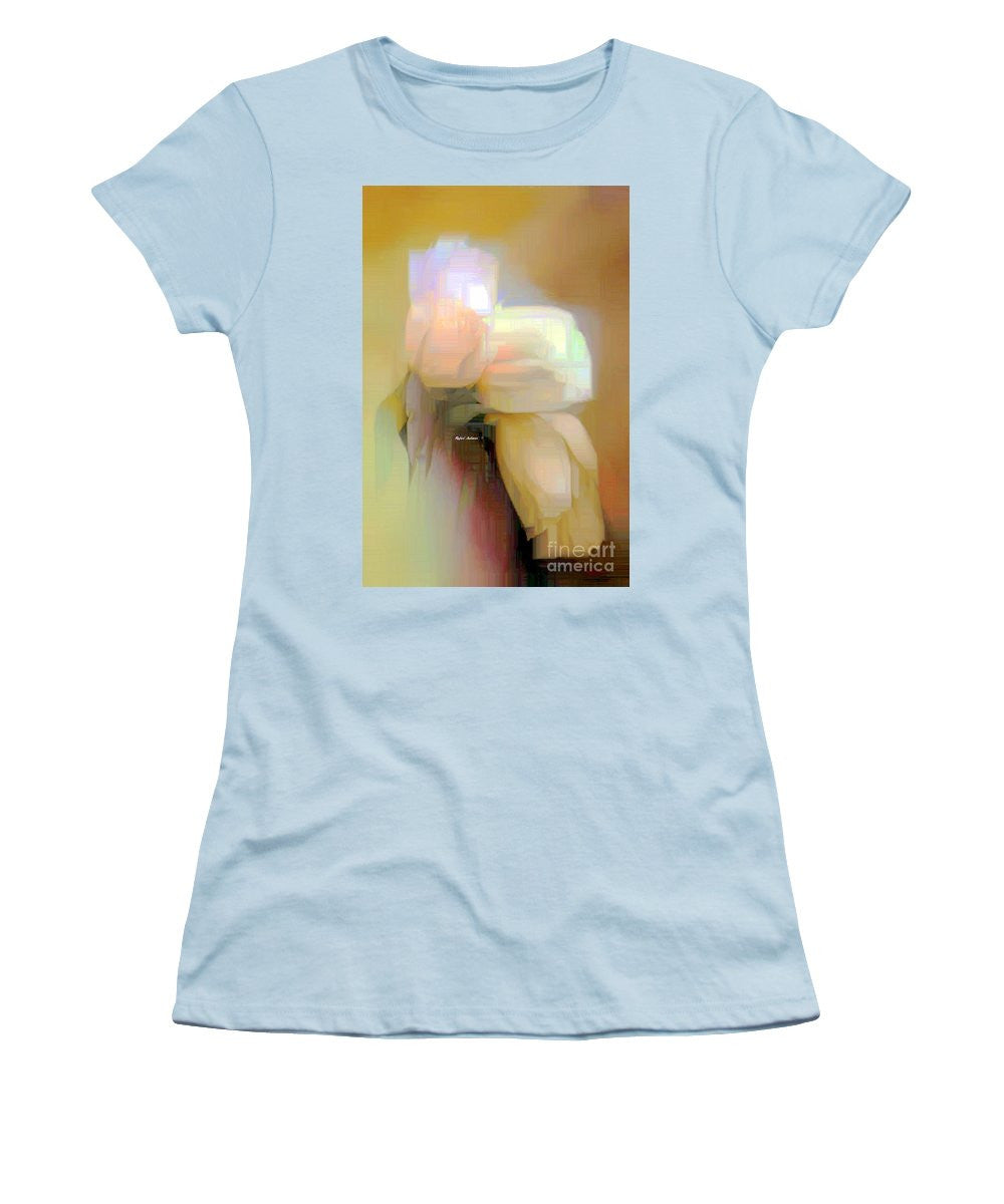 Women's T-Shirt (Junior Cut) - Abstract Flower 9238