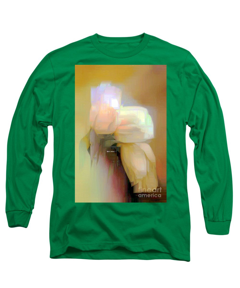 Long Sleeve T-Shirt - Abstract Flower 9238