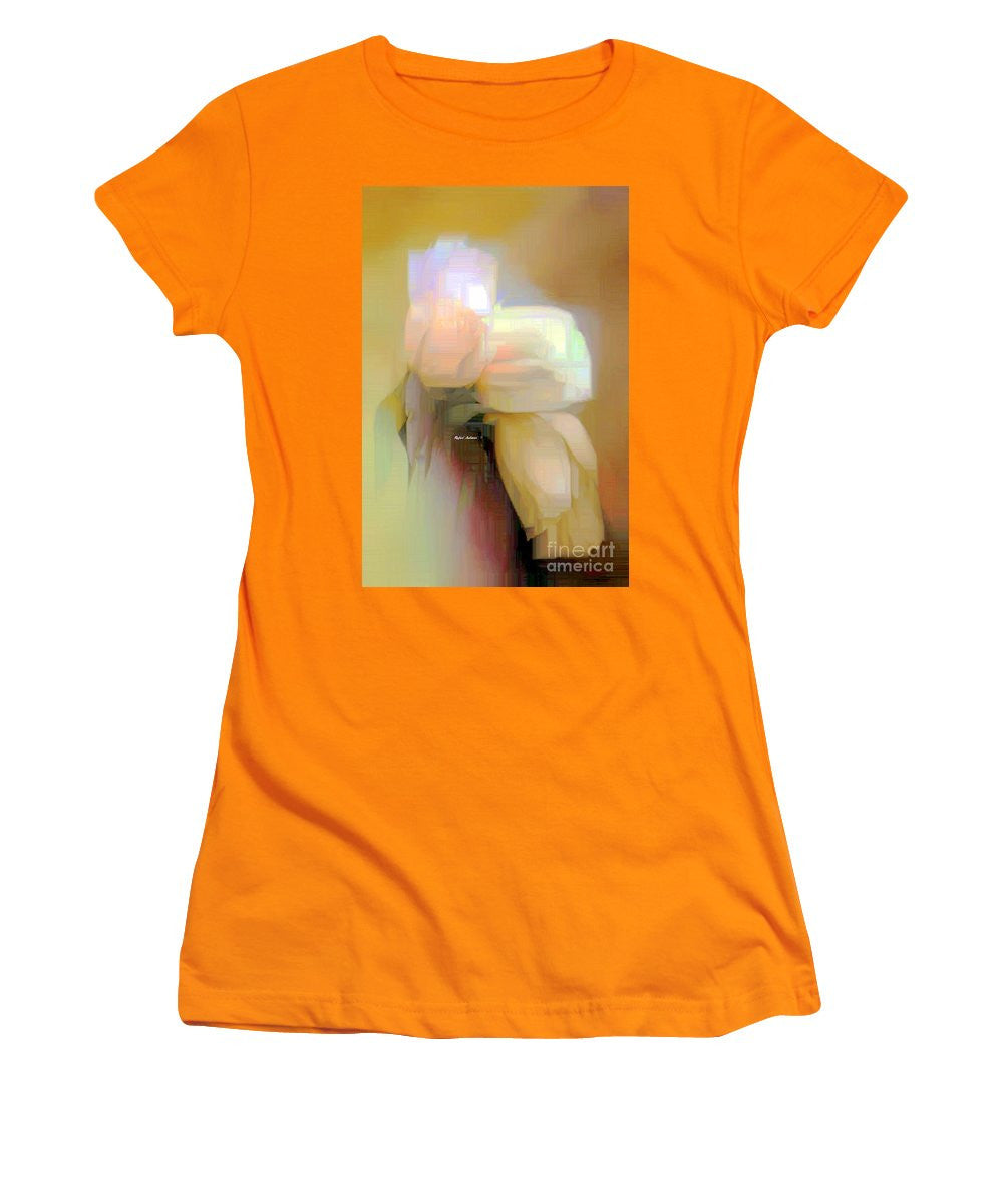 Women's T-Shirt (Junior Cut) - Abstract Flower 9238