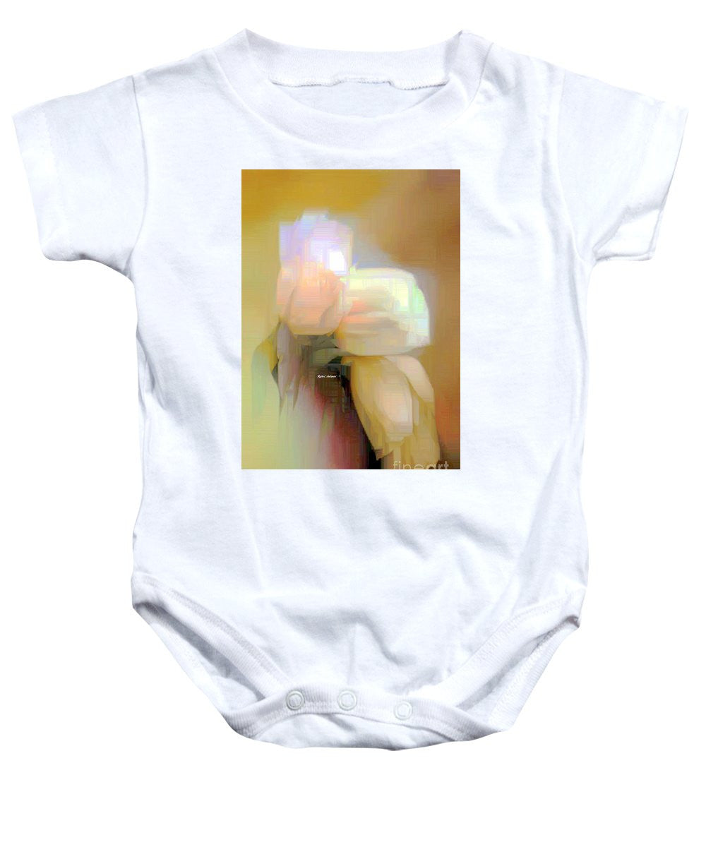 Baby Onesie - Abstract Flower 9238