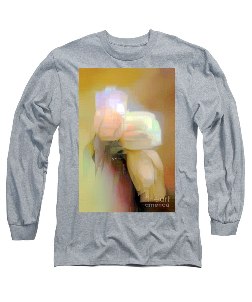 Long Sleeve T-Shirt - Abstract Flower 9238