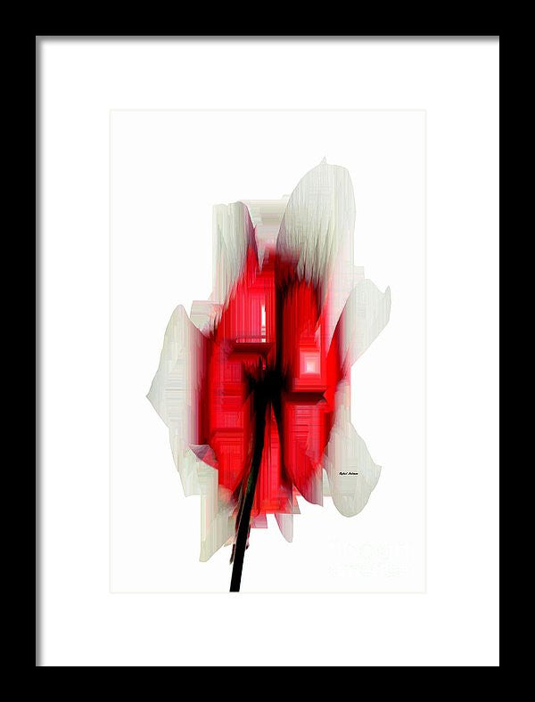 Framed Print - Abstract Flower