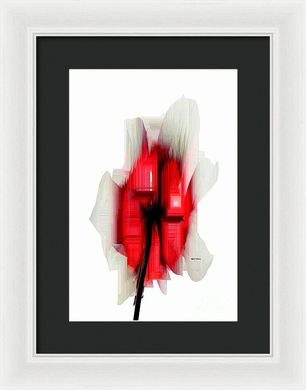 Framed Print - Abstract Flower