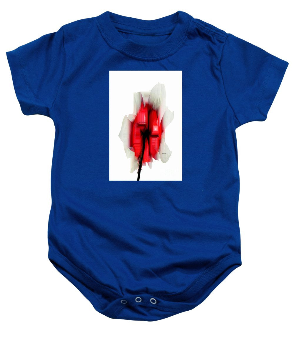 Baby Onesie - Abstract Flower