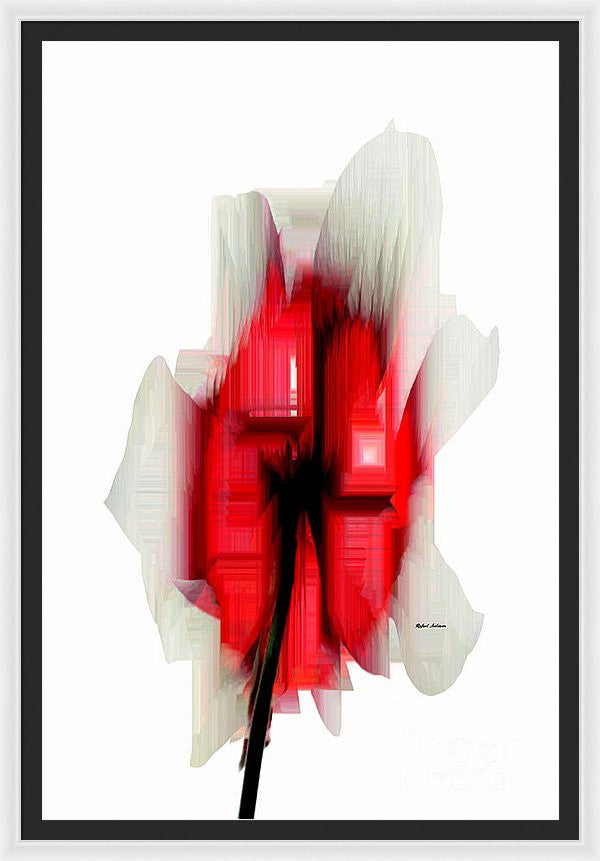 Framed Print - Abstract Flower