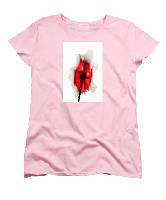 Women's T-Shirt (Standard Cut) - Abstract Flower