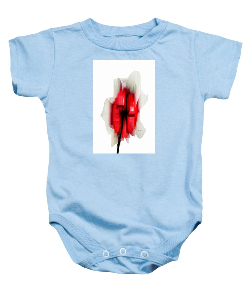 Baby Onesie - Abstract Flower