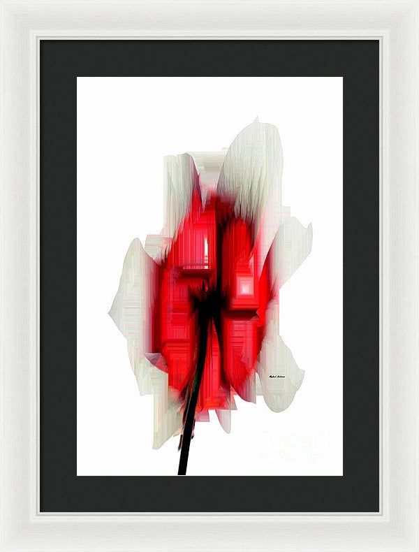 Framed Print - Abstract Flower