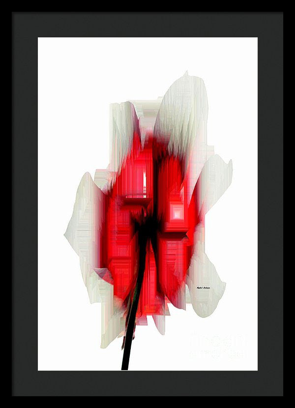 Framed Print - Abstract Flower