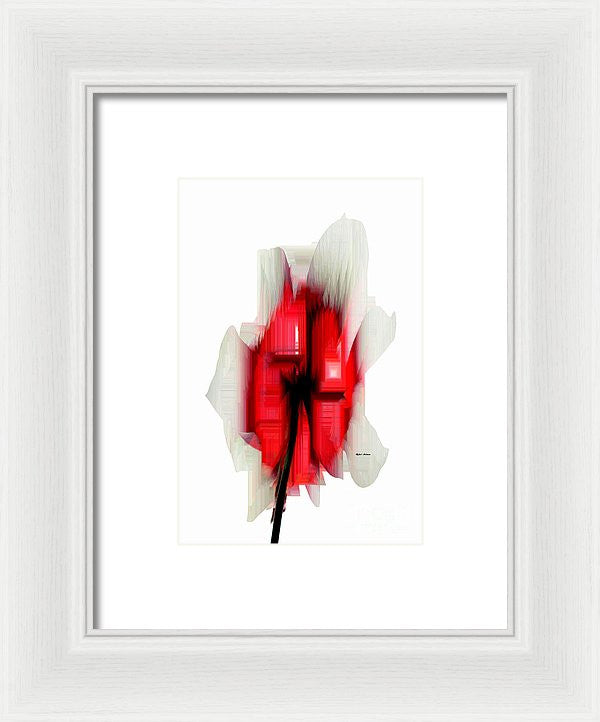 Framed Print - Abstract Flower