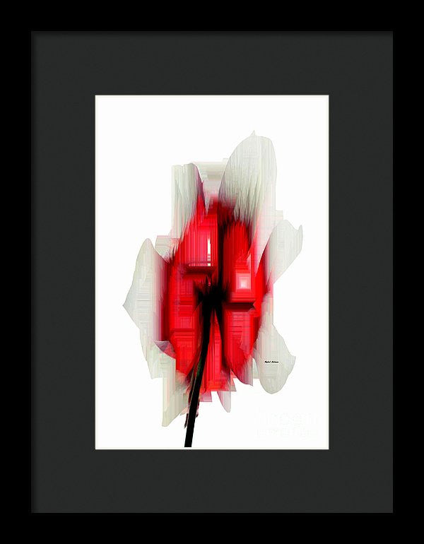 Framed Print - Abstract Flower