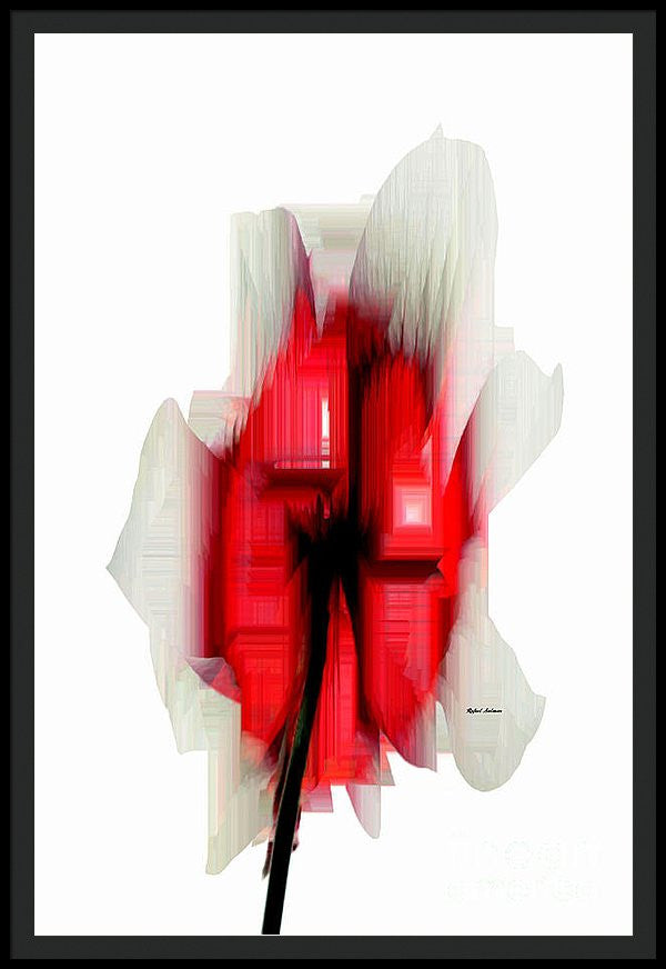 Framed Print - Abstract Flower