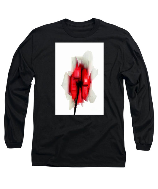 Long Sleeve T-Shirt - Abstract Flower