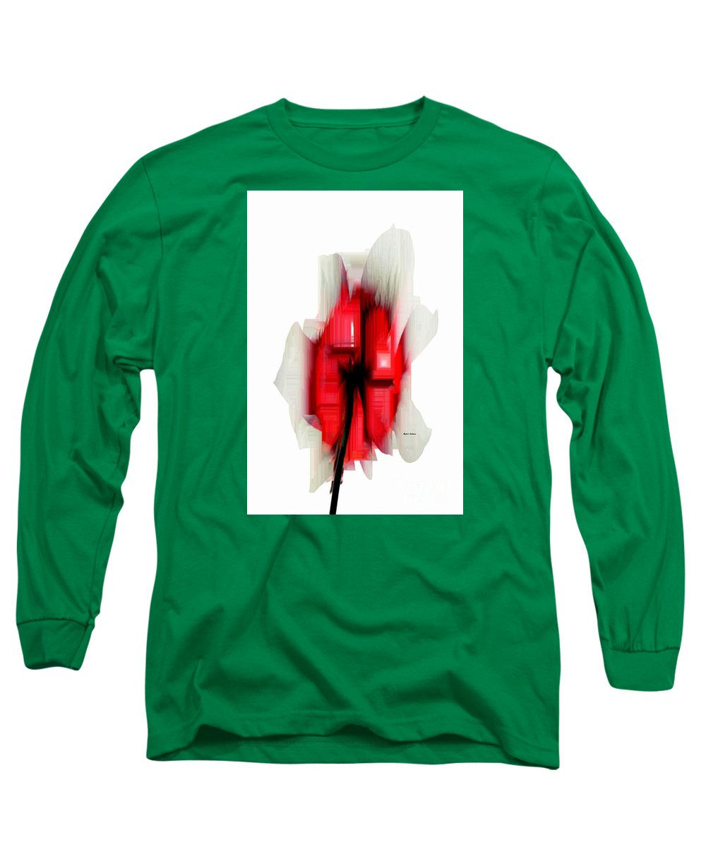 Long Sleeve T-Shirt - Abstract Flower