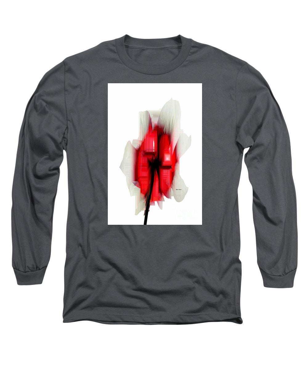 Long Sleeve T-Shirt - Abstract Flower