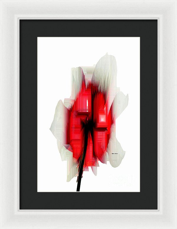 Framed Print - Abstract Flower