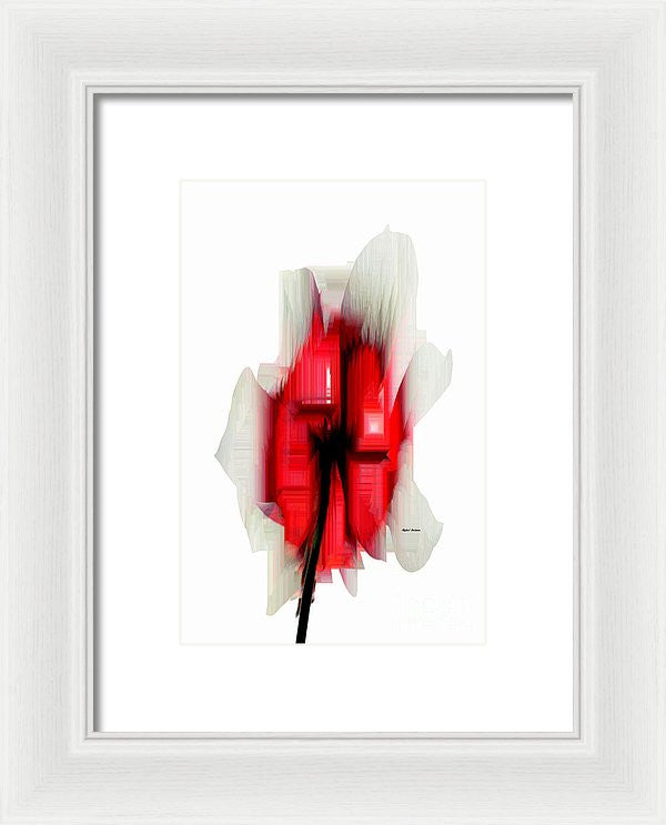 Framed Print - Abstract Flower