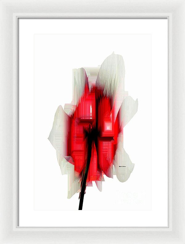 Framed Print - Abstract Flower