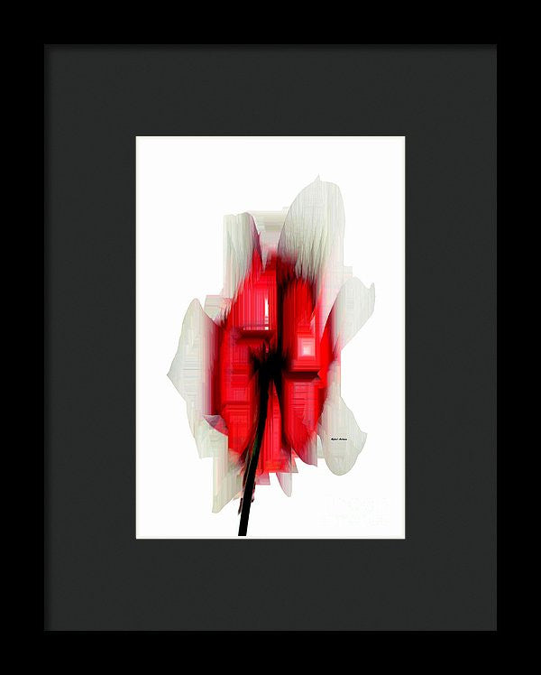 Framed Print - Abstract Flower