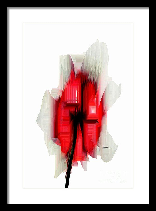 Framed Print - Abstract Flower