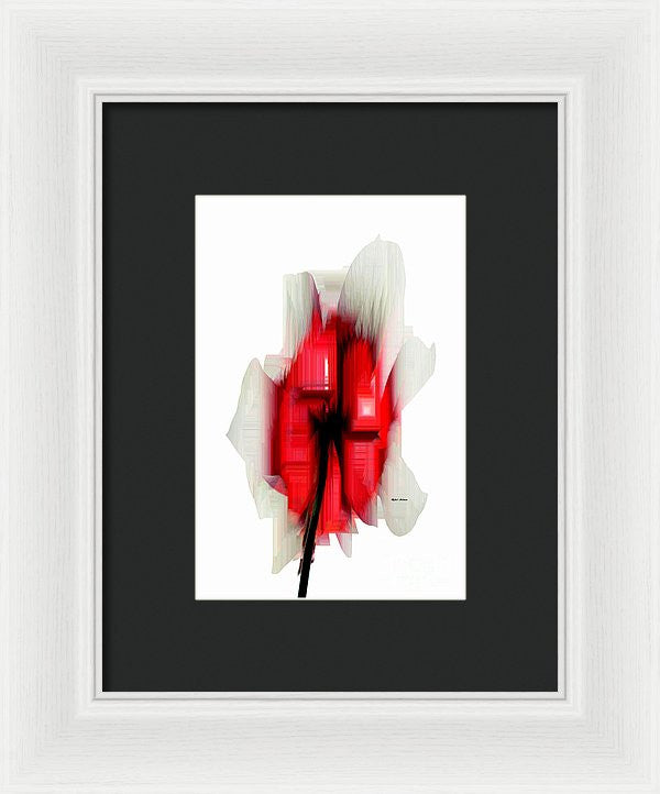 Framed Print - Abstract Flower