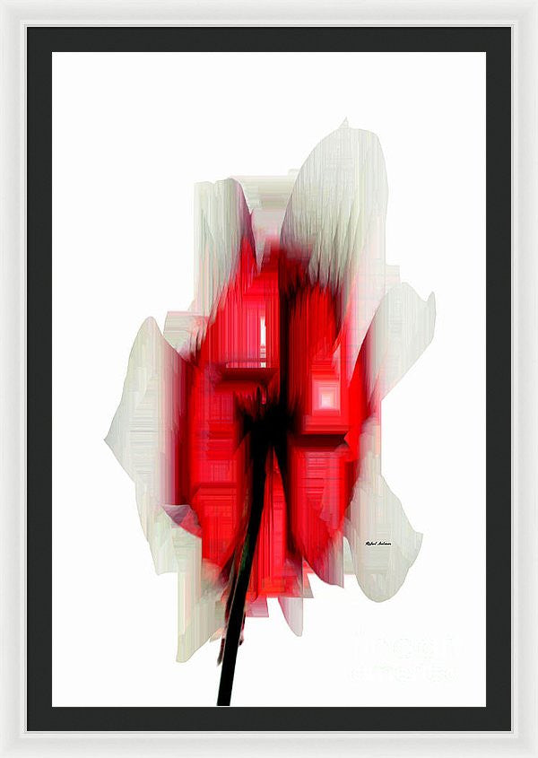 Framed Print - Abstract Flower