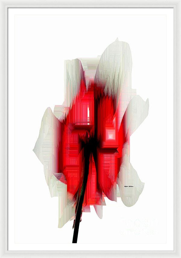 Framed Print - Abstract Flower