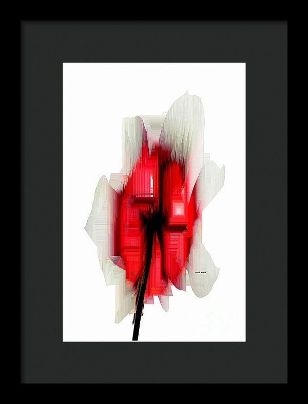 Framed Print - Abstract Flower