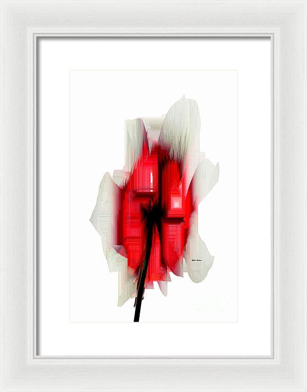 Framed Print - Abstract Flower