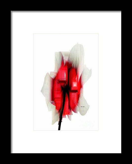 Framed Print - Abstract Flower