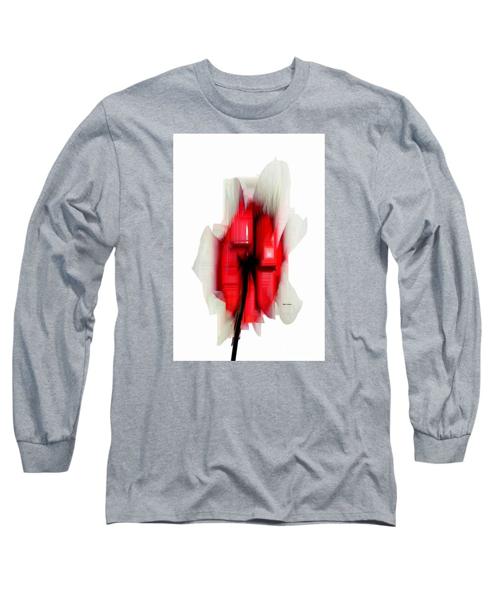 Long Sleeve T-Shirt - Abstract Flower