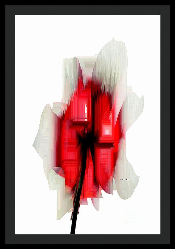 Framed Print - Abstract Flower