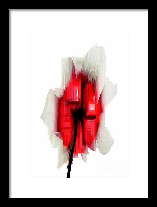 Framed Print - Abstract Flower