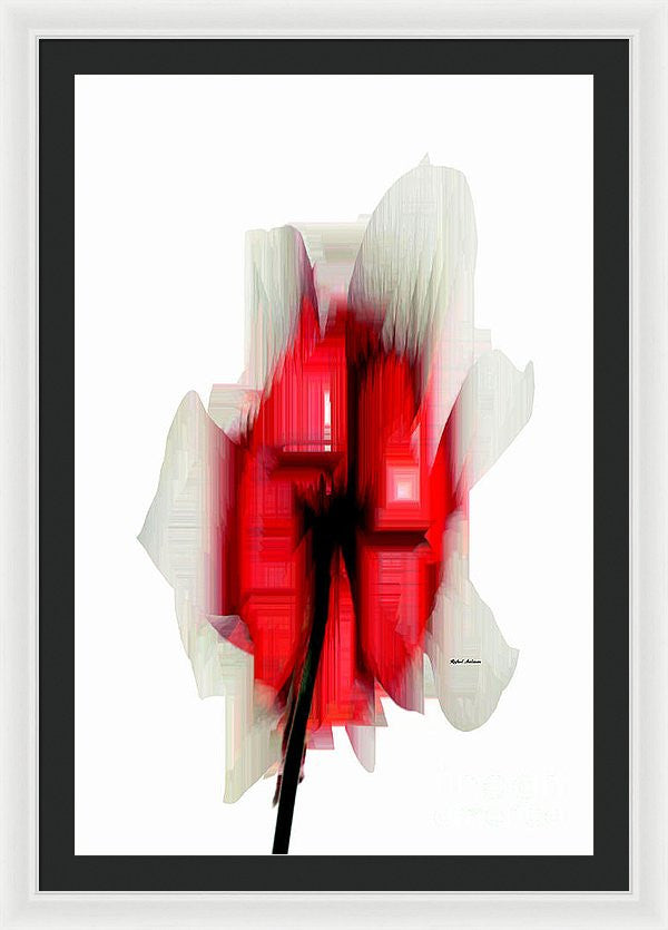 Framed Print - Abstract Flower