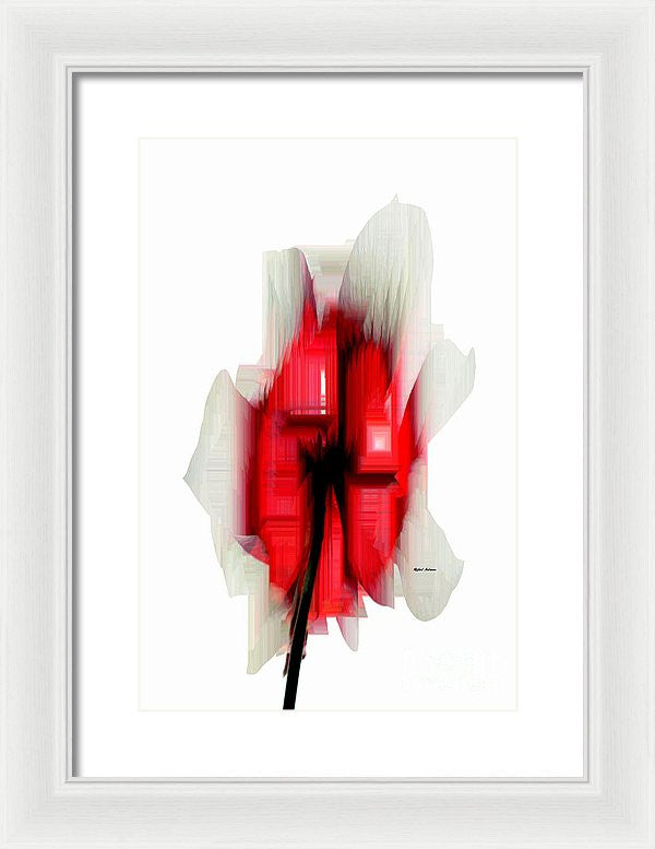 Framed Print - Abstract Flower