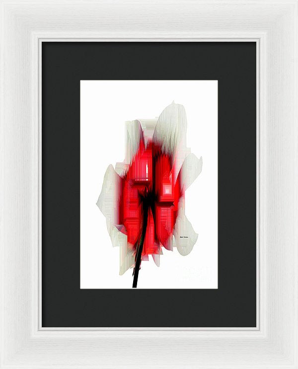 Framed Print - Abstract Flower