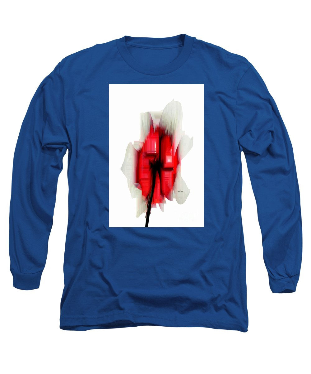 Long Sleeve T-Shirt - Abstract Flower