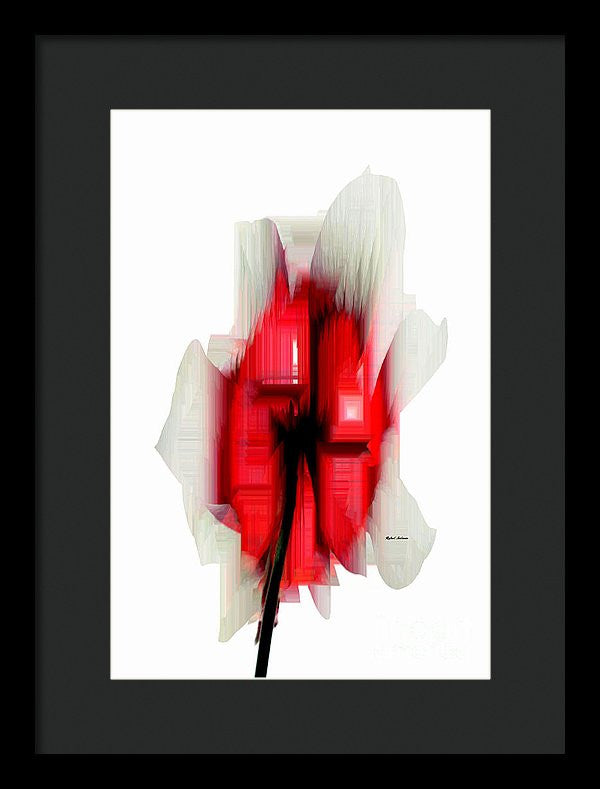 Framed Print - Abstract Flower