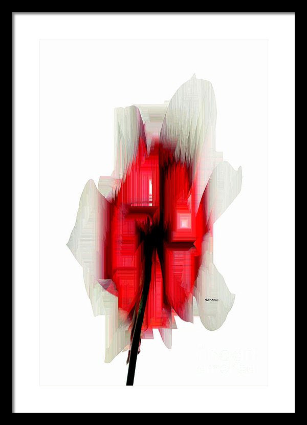 Framed Print - Abstract Flower