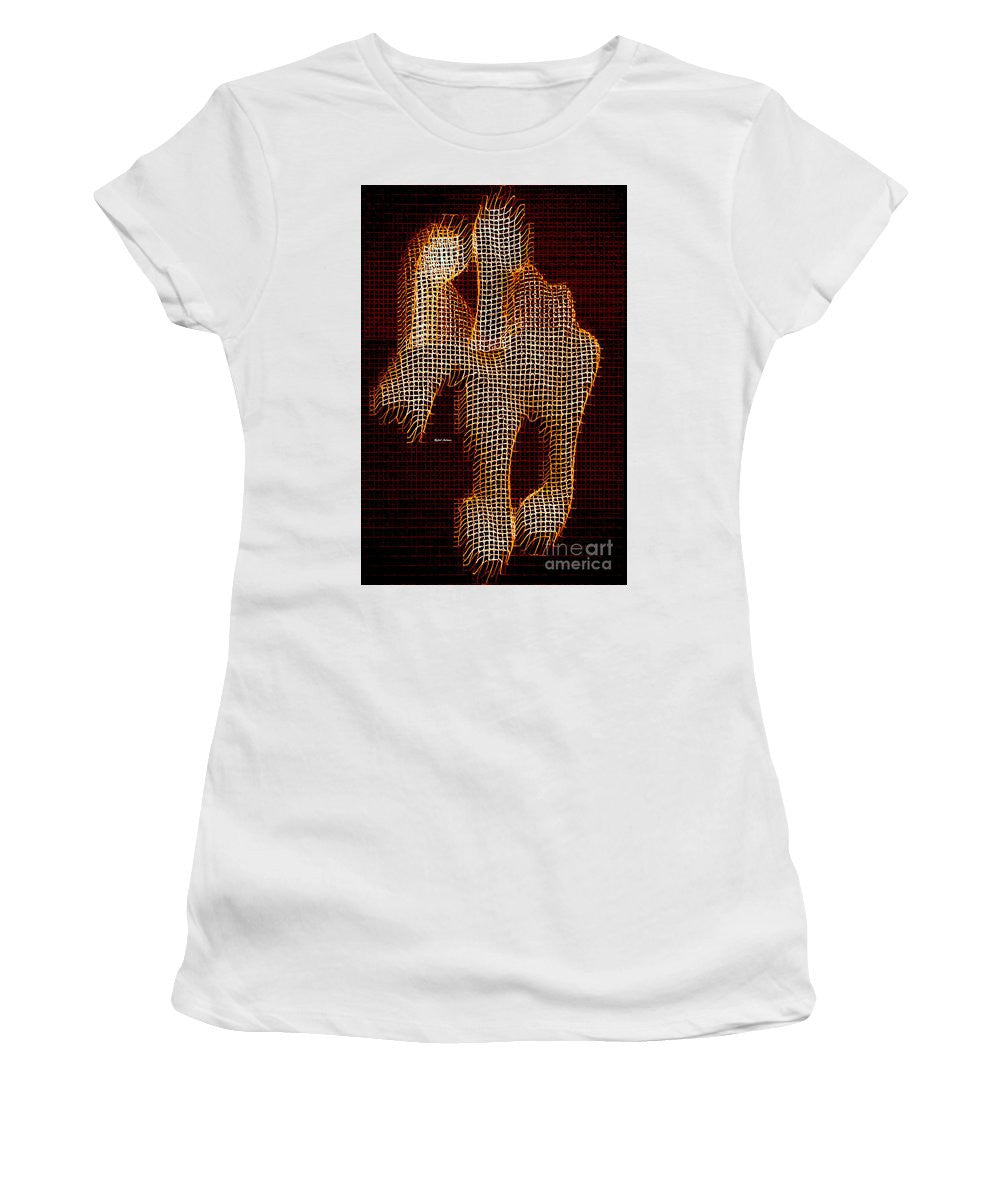 T-shirt pour femme (coupe junior) - Cheval abstrait