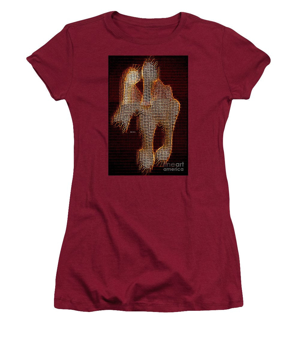 T-shirt pour femme (coupe junior) - Cheval abstrait